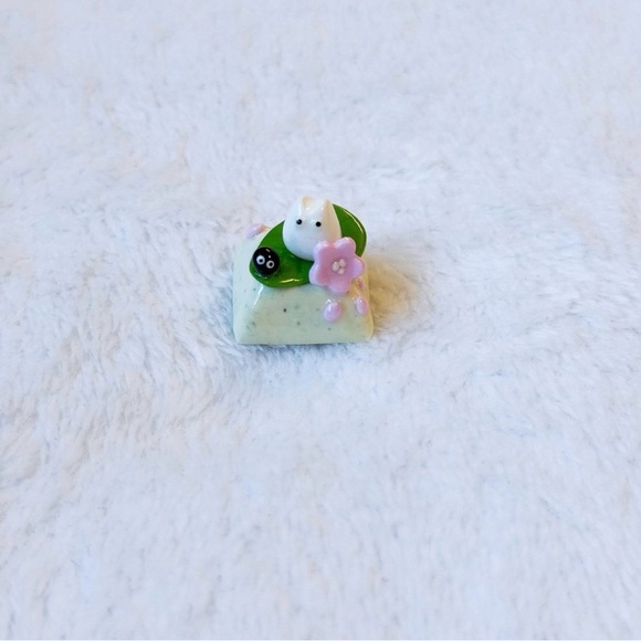 Peachfetti Totoro Blossom Studio Ghibli Artisan Keycap